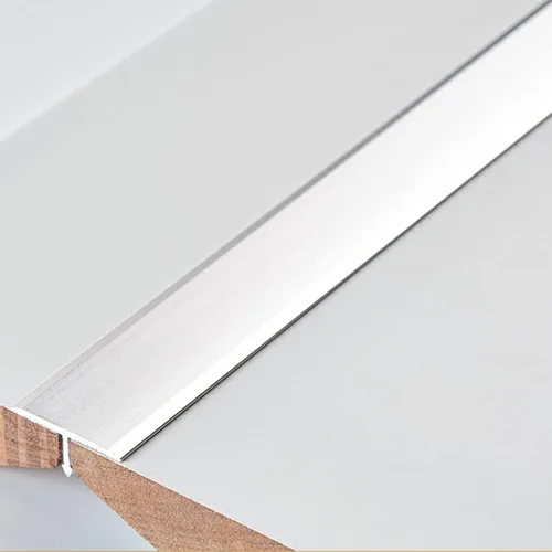 Vista 10 de Tira de transición de piso divisor de aluminio estilo T, borde adhesivo de borde de suelo, madera a azulejo, madera a vinilo, alfombra a azulejo