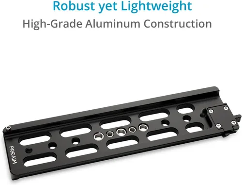 Vista 2 de PROAIM Placa de cola de milano de 10 pulgadas. Compatible con la placa base de cámara de liberación rápida Proaim de 0.591 in. Funciona