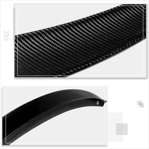 Vista 6 de Alerón trasero negro de la fábrica de la fibra de carbono compatible con 10-16 Genesis Coupe