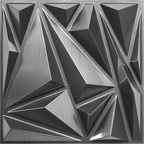 STICKGOO Paneles de pared 3D, paquete de 33 paneles de pared con diseño de rayo y diamante para decoración de pared interior, paneles de pared de