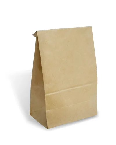 Vista 3 de Concession Essentials Bolsa marrón de 4 libras, paquete de 500 unidades. Tamaño: 5X 3X x9.