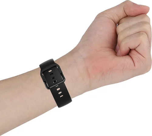 Vista 4 de RuenTech Compatible con las correas de reloj inteligente TOOBUR IDW17, correa de silicona flexible de repuesto para reloj inteligente TOOBUR IDW17