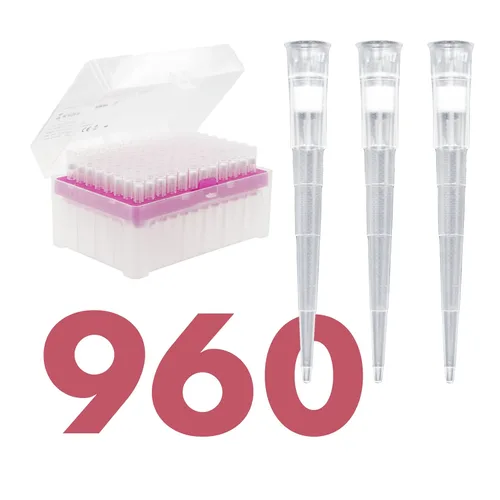Vista 10 de Kashi Scientific 5000uL Puntas de pipeta universales para laboratorio en estuche, estériles, libres de DNasa/RNAsa, seguras contra pirógenos