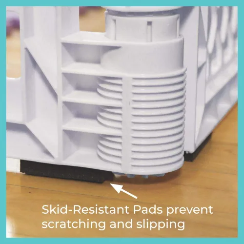 Vista 6 de Toddleroo by North States Superyard - Jardín de 6 paneles, 8 hojas, Arena