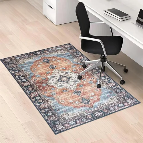 Vista 11 de Tapete para silla de oficina para suelo de madera dura, 36 x 48 pulgadas, tapete resistente para silla de escritorio para madera dura, protector