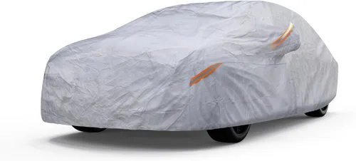 Funda impermeable para todo tipo de clima, compatible con Chevrolet Aveo Hatchback 2001-2011 (no compatible con Aveo Sedán), protección resistente
