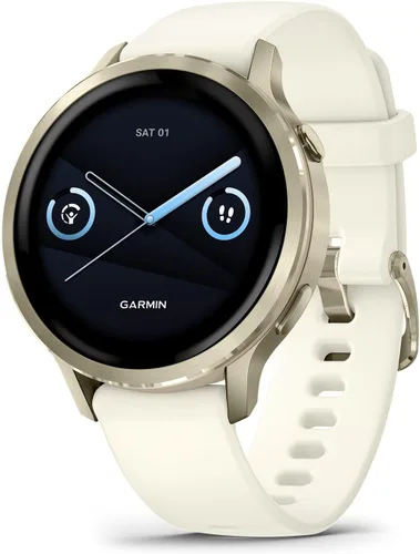 Garmin Venu® 4, 41mm, reloj inteligente avanzado de GPS para salud y fitness, pantalla brillante y colorida, linterna incorporada, 10 días de