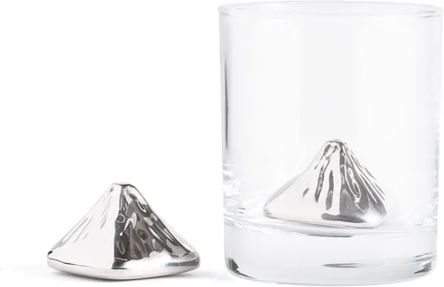 Vista 3 de Outset Juego de piedra de whisky de acero inoxidable, 2 enfriadores de montaña