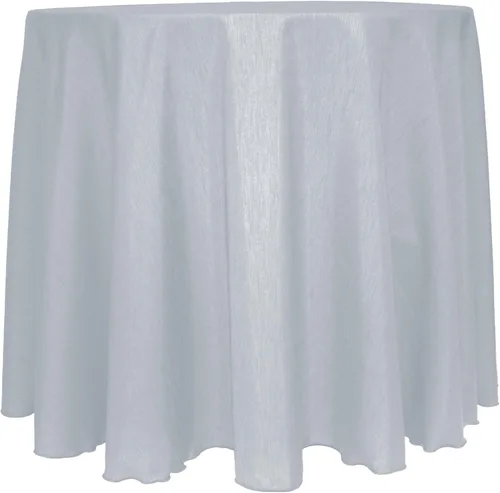 Vista 50 de Ultimate Textile Mantel redondo reversible Shantung Satin Majestic de 114 pulgadas, color verde cazador