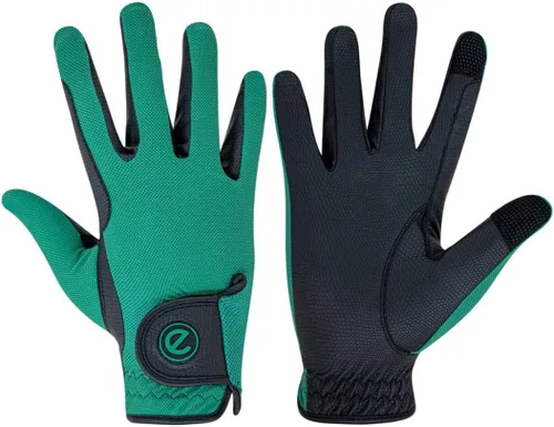Vista 22 de eGlove - EQUEST GripPro X-LITE Guantes de equitación - Ligeros, transpirables, Material antideslizante - Parte trasera de malla cómoda - Guantes