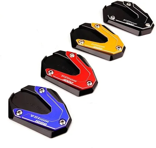 Vista 3 de Motorcycle Side Stand pad for Suzuki V-Strom 650/XT 1000 DL1000 VSTROM 650 DL650 1050 Motorcycle Kickstand Foot Side Stand Extension Pad Support