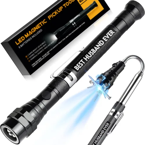 Vista 12 de Regalos para Hermano - Herramienta de Captura Magnética con LED, EL MEJOR HERMANO DE TODOS - Regalos de Cumpleaños para Hermano, Regalos de Hermana
