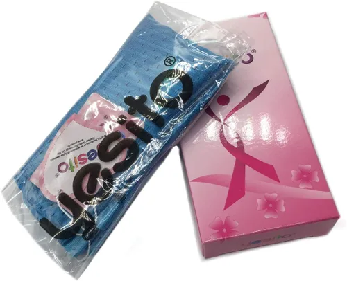 Vista 9 de Mastectomía Drenaje Drenaje Bolsa Drenaje Cirugía Recuperación Drenaje Bolsa de drenaje celosía de panal (azul)