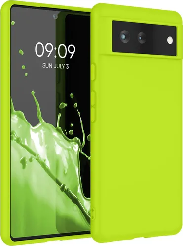 Vista 10 de kwmobile Funda compatible con Google Pixel 6 - Funda protectora de silicona TPU suave y delgada - Piedra antigua