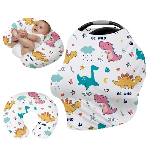 Vista 9 de Funda de asiento de automóvil personalizada para bebés, cubierta multiusos para asiento de automóvil con nombre, fundas de asiento de automóvil