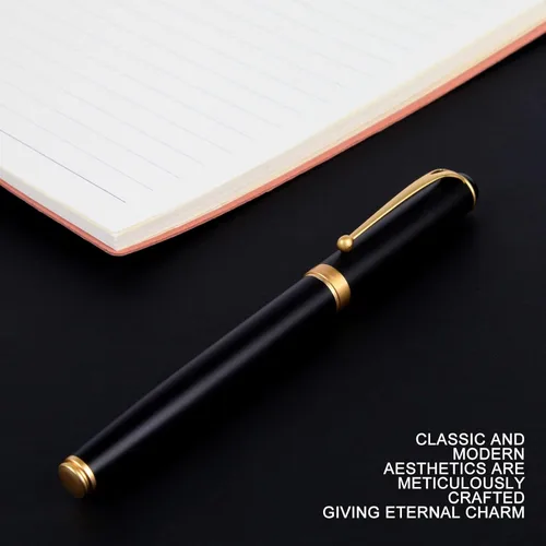 Vista 7 de Pluma Estilográfica - Pluma de Metal de Escritura Suave con Estuche de Regalo, Punta Fina, Flujo de Tinta Consistente, Pluma de Lujo para Plumas