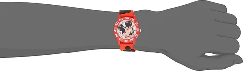 Vista 6 de Disney Mickey Mouse - Reloj analógico de cuarzo 3D para niños, Rojo