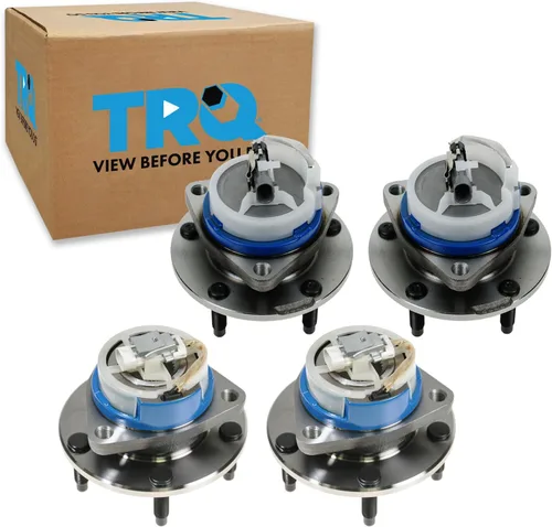 Vista 174 de Conjunto de rodamiento de rueda y buje TRQ para parte trasera izquierda y derecha, 2 piezas, compatible con Ford Expedition 2007-2010 y Lincoln