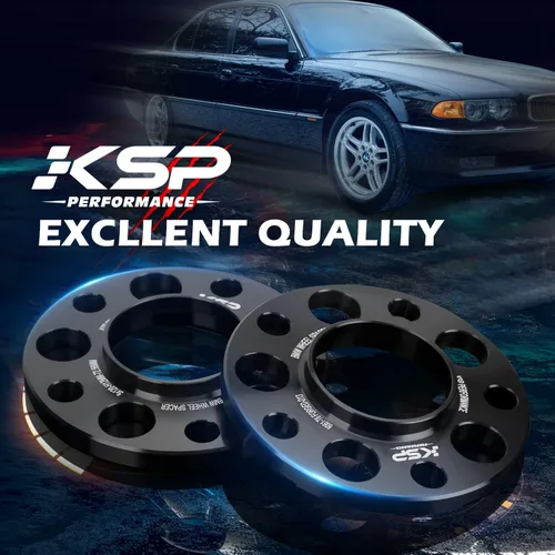 Vista 6 de Espaciadores de rueda KSP PERFORMANCE 5X120mm, espaciador forjado de ajuste de 12.7mm centrado en el cubo para E36 E46 E90 E92 E60, 2 piezas de 1/2