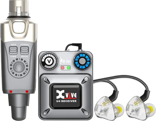 Vista 10 de Sistema de monitor intrauditivo inalámbrico Xvive U4R2 con 2 receptores