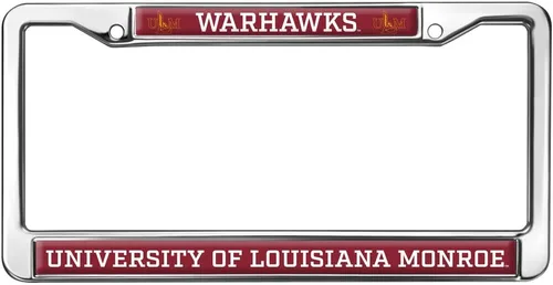 Vista 92 de Texas A&M University - Texarkana Mascot - Marco de metal estándar para placa de matrícula de tamaño completo