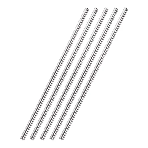 Vista 13 de uxcell Varilla redonda sólida de acero inoxidable 304 de 0.039 in x 3.937 in para manualidades de bricolaje - 5 piezas