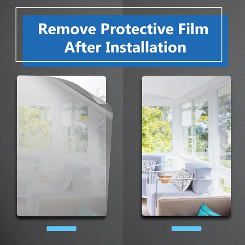 Vista 4 de LIDER Placa de pared en blanco, resistente a la temperatura y a los impactos, acrílico, reflectante, cubierta sin tornillos, actualización