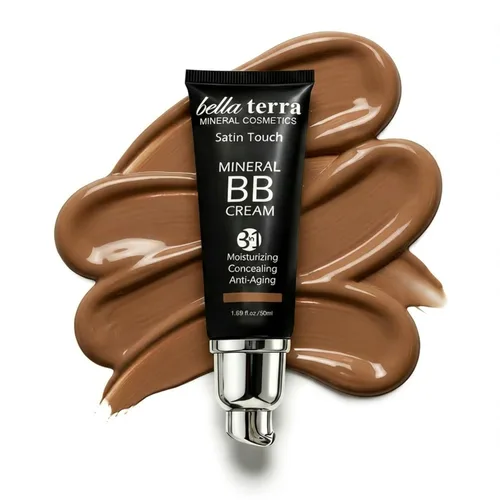 Vista 12 de Bellaterra Cosmetics BB Cream - Base mineral hidratante tintada, todos los tonos 1.69 onzas - Fair 101