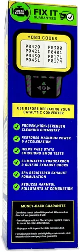 Vista 4 de DURA LUBE - Paquete de 2 limpiadores de tratamiento catalítico y de escape severo, aditivo de combustible, 16 fl oz, paquete combo de 2