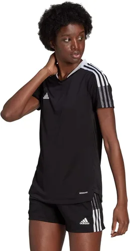 Vista 3 de adidas Camiseta de entrenamiento Tiro 21 para mujer, Equipo Azul Marino