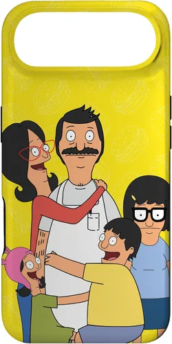 Vista 26 de Funda para iPhone 11 Pro Max Bob Burgers Bob Linda Gene Tina Louise Family Hug