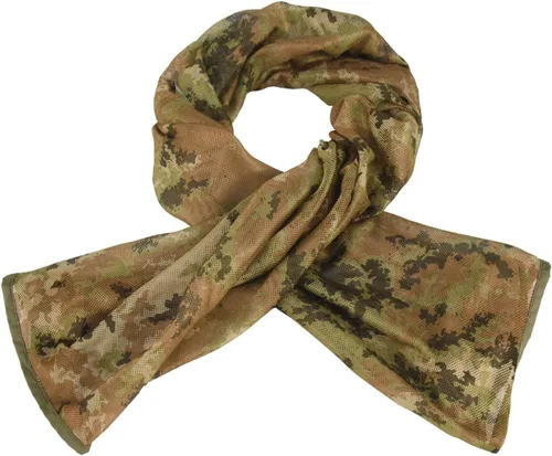 Vista 21 de HYOUT Bufandas tácticas para el cuello Camo Woodland Bufanda del desierto Shemagh para deportes al aire libre