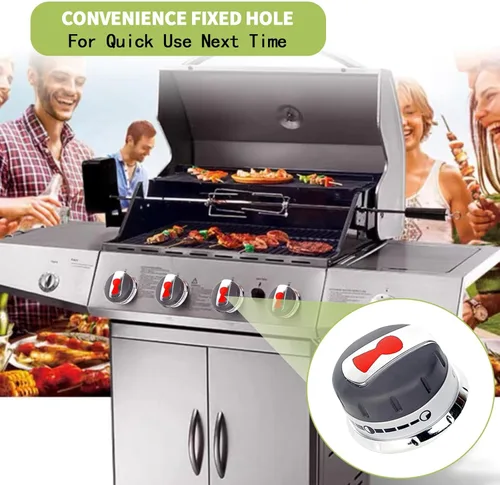 Vista 5 de Perillas de repuesto para quemador de parrilla de gas 88848 para piezas de parrilla Weber Genesis Serie 300 (2011-2016) Genesis E-310, E-320