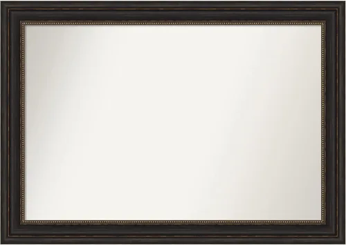 Vista 13 de Amanti Art Espejo de pared de bronce de 27 x 33 pulgadas, espejo rectangular de baño para decoración de pared de sala de estar, marco tradicional