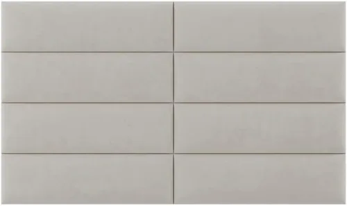 Vista 16 de Vänt - Paneles tapizados de cabecera para montar en la pared, diseño Isabelle, 60 x 23 pulgadas, configuración de 4 paneles individuales