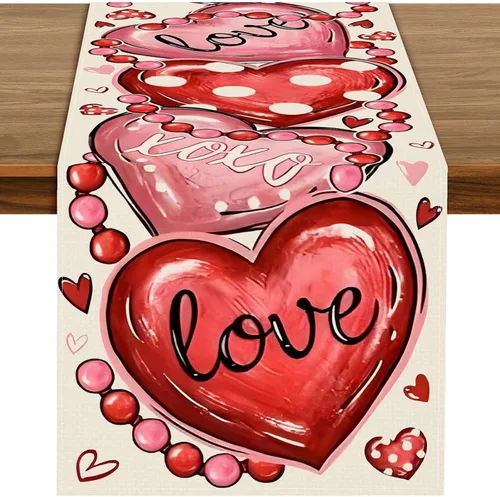 Vista 16 de Camino de mesa del Día de los Muertos, decoración de 72 x 13 pulgadas, decoración de mesa de carnaval mexicano, diseño de calavera de azúcar