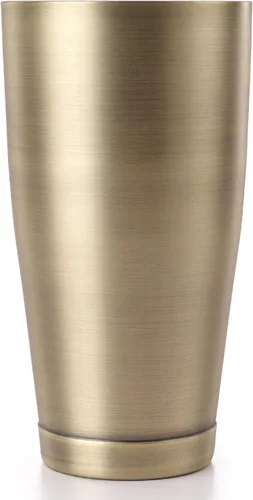 Vista 46 de Barfly - Coctelera con lata pequeña, 18 onzas (532 ml), oro antiguo