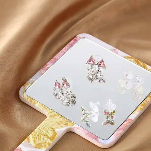 Vista 4 de 200 piezas de aretes para orejas caídas, repuesto para parte trasera de aretes para embrague de bala pesada (transparente)