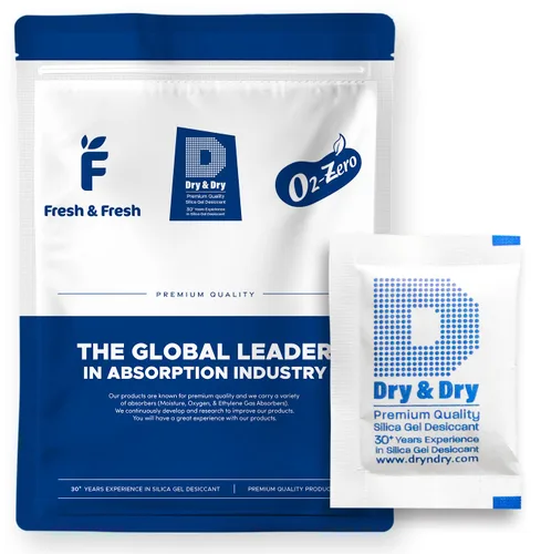 Vista 17 de Dry&Dry, 10 paquetes de 20 gramos de gel de sílice desecante puro prémium, deshumidificadores, tela recargable