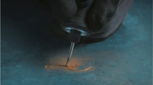Vista 4 de Dremel 7122 Juego de brocas cilíndricas de diamante de 2 piezas con brocas de 0.094 in para grabar, tallar y cortar