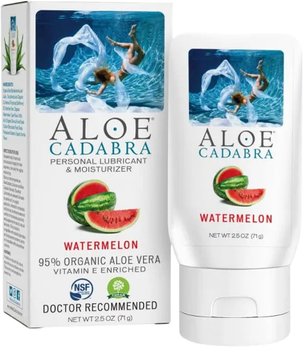 Vista 17 de Lubricante orgánico Aloe Cadabra, natural, 2.5 onzas., 2