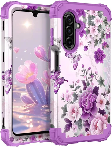 Vista 62 de TEECOVER Funda para Samsung Galaxy A14, resistente a prueba de golpes de servicio pesado, protección completa, parachoques de plástico duro + funda