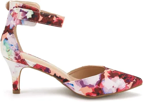 Vista 3 de DREAM PAIRS zapatos puntiagudos de vestir para mujer, de tacón bajo