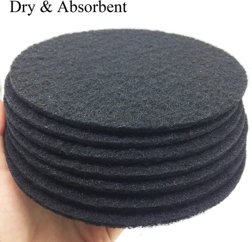 Vista 4 de 6.7inch Charcoal Filters for Kitchen Compost Bin Pail Replacement Filter Countertop Home Bucket Refill Sets, Round