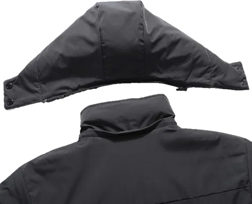 Vista 5 de Abrigo de nieve de invierno para hombre chaqueta de esquí cálida impermeable con capucha ropa de trabajo Nieve