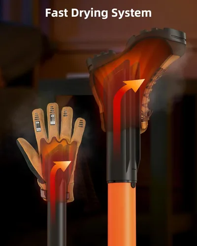 Vista 7 de xasla Boot Dryer Shoe Dryer, Glove Dryer & Boot Warmer with Heat Blower, Quick Drying for Work Boots, Ski Boots