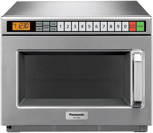 Panasonic Horno de microondas comercial digital 1700W, 208/240V, 0.6 pies