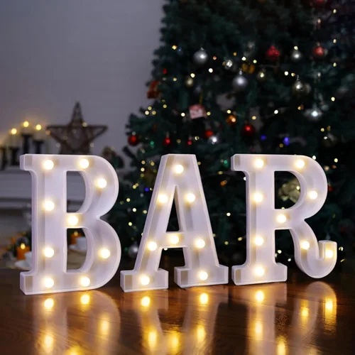 Vista 14 de Decoración de Letras Iluminadas para el 10º Cumpleaños, Números LED Alimentados por Batería, Letrero de Números de Marquee para la Dulce Fiesta