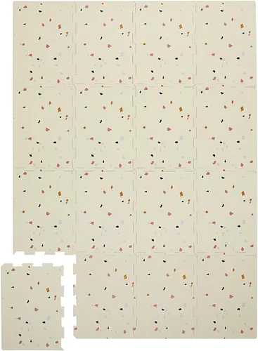 Vista 10 de 3 Sprouts Tapete de juego de espuma para bebé, azulejos de espuma suave para niños con alfombrillas de rompecabezas entrelazadas para sala