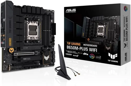 Vista 18 de ASUS TUF GAMING B650E-E WIFI AMD AM5 B650 ATX placa base, 8+2+1 etapas de 80A DrMOS, DDR5, lista para PCIe 5.0, 3x M.2, Wi-Fi 6E, LAN de 2.5 Gb
